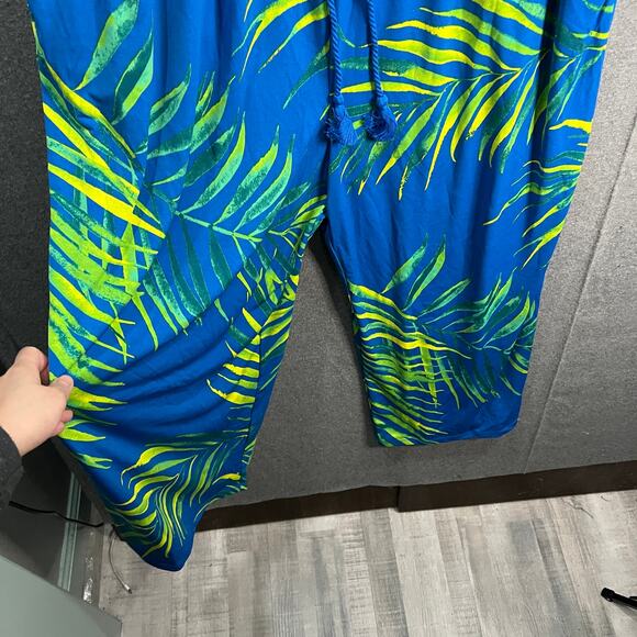 AmberNoon II Petite UPF 50 Cropped Painted Ju Sapphire Palm Petite 1X - Picture 7 of 16